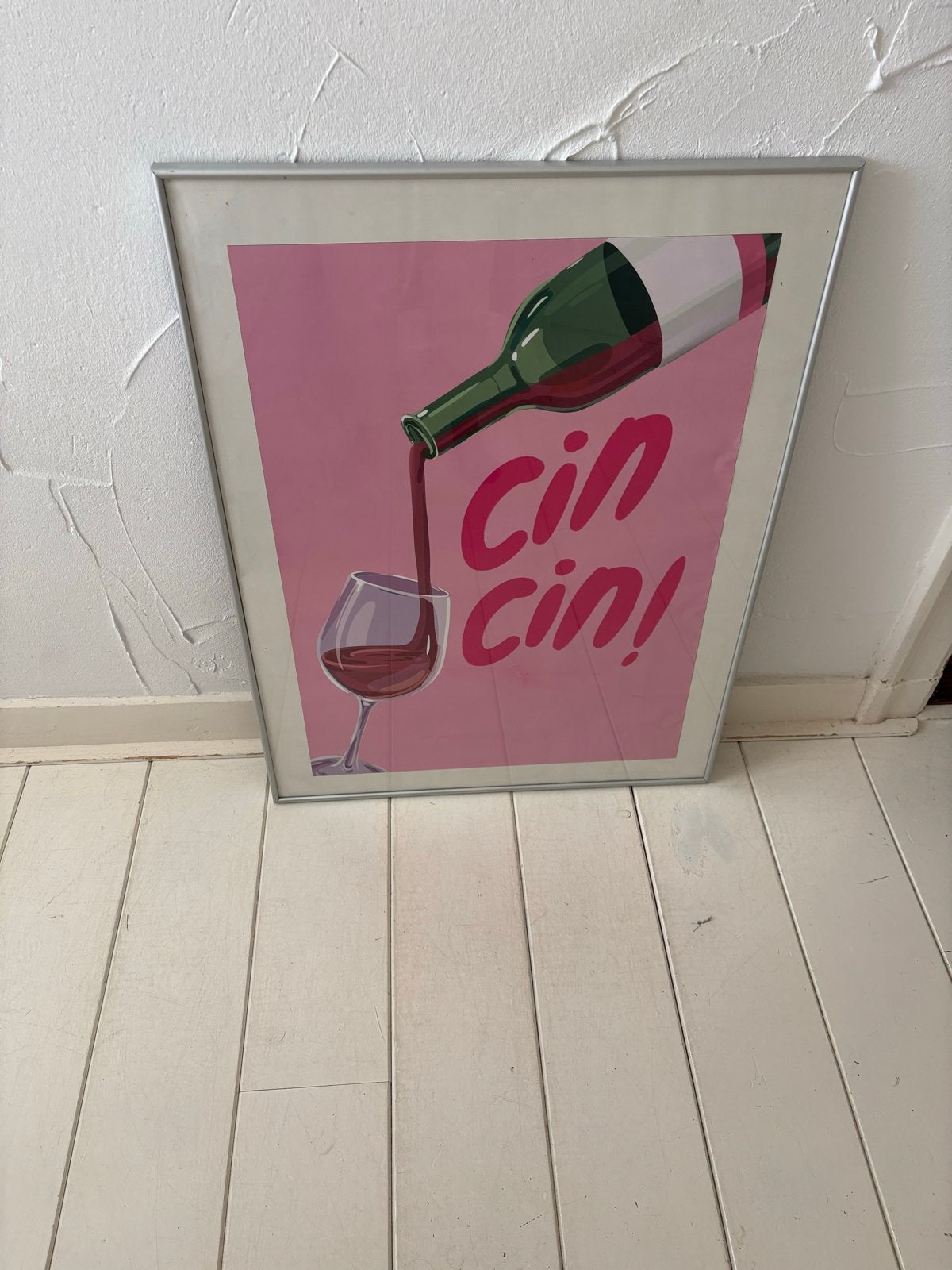 Cin Cin! Wijn Poster - Ingelijst, Ophalen, 50 – 75, Gebruikt, Foto of Poster