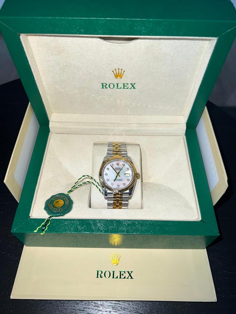 Rolex Datejust 126331, Sieraden, Tassen en Uiterlijk, Horloges | Dames, Staal, Rolex, Polshorloge, Ophalen of Verzenden
