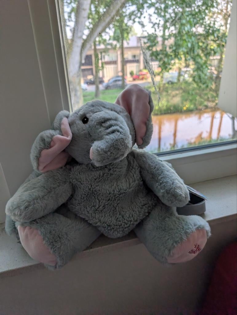 Schattige Olifant Knuffel Rugzak - Nieuw, Overige merken, Overige karakters, Grijs, Ophalen of Verzenden