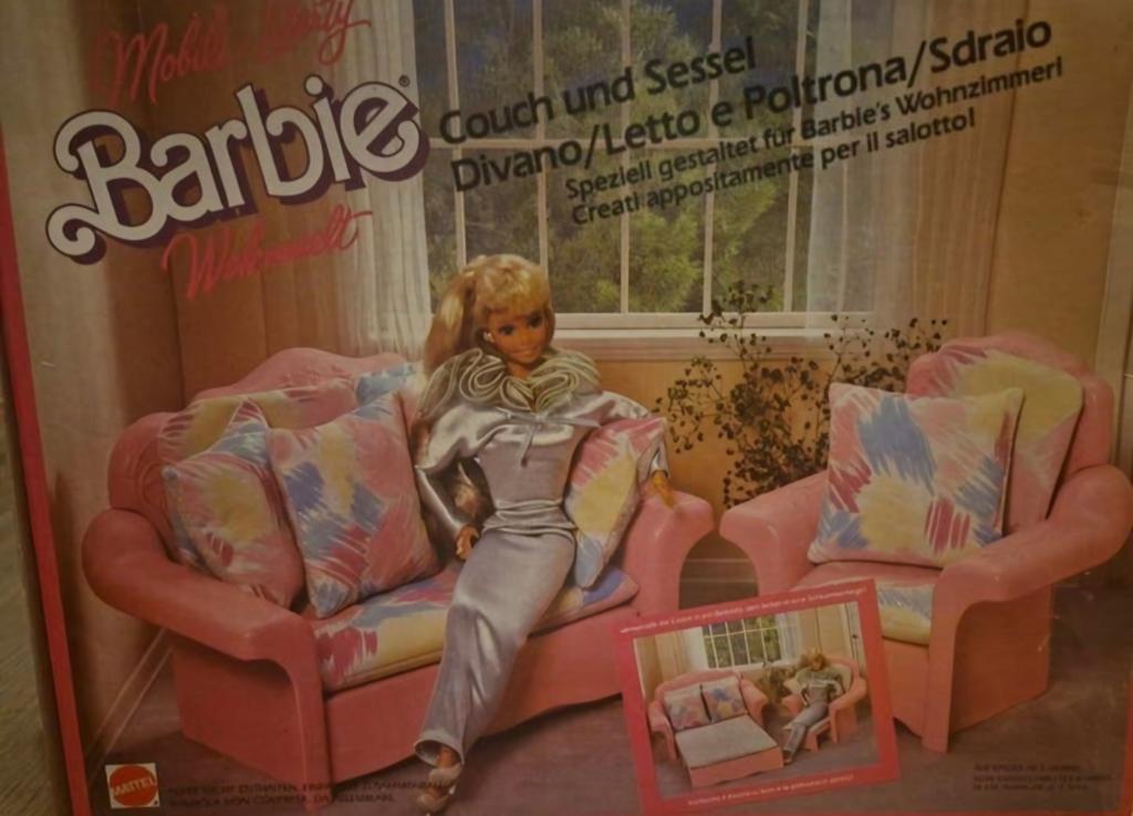Barbie meubelset set, Ophalen of Verzenden