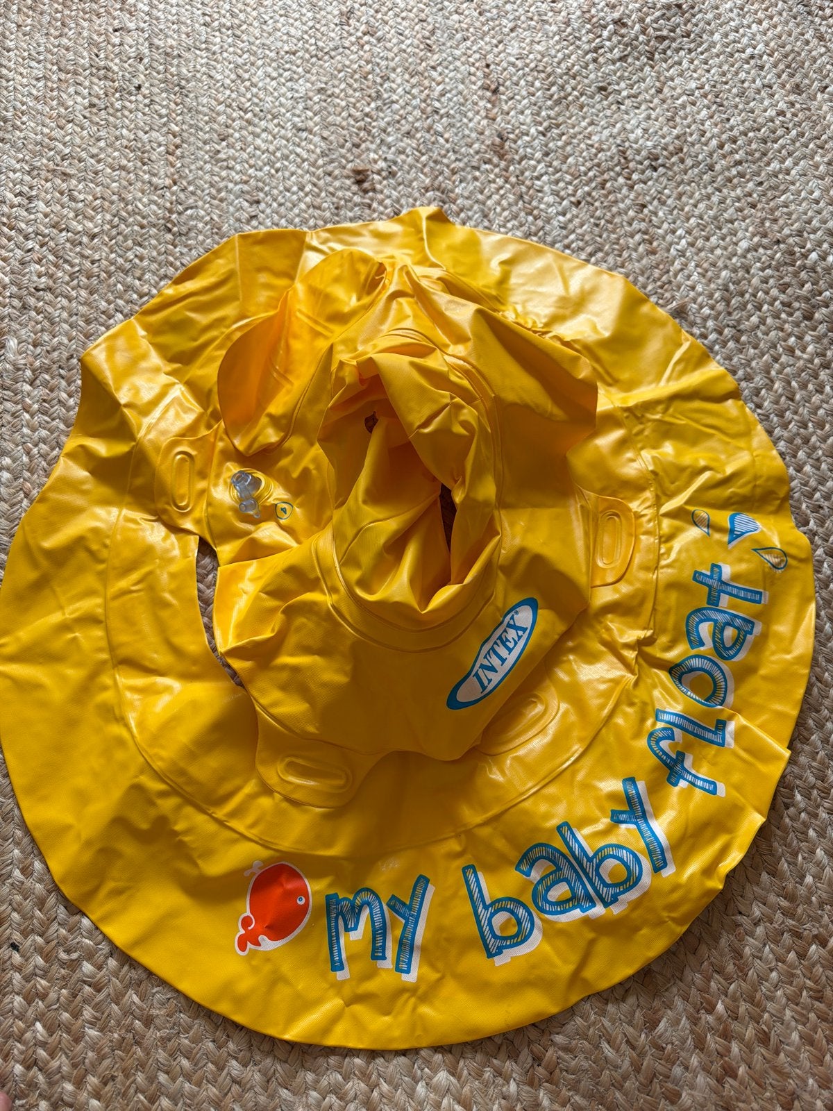 Intex babyfloat geel - Nieuwstaat, Zwemband, Intex, Nieuw, Ophalen of Verzenden