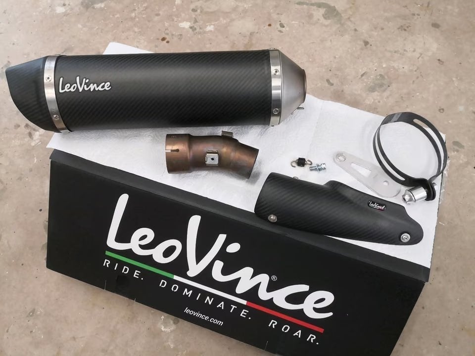 LeoVince Evo One Carbon einddemper BMW R1200GS LC, Ophalen of Verzenden, Gebruikt