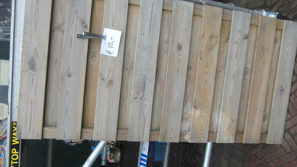 houten schutting