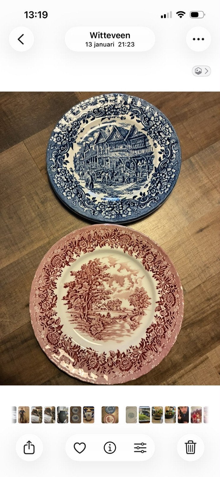 Vintage Royal Tudor Ware Borden - 17th Century England, Antiek en Kunst, Ophalen