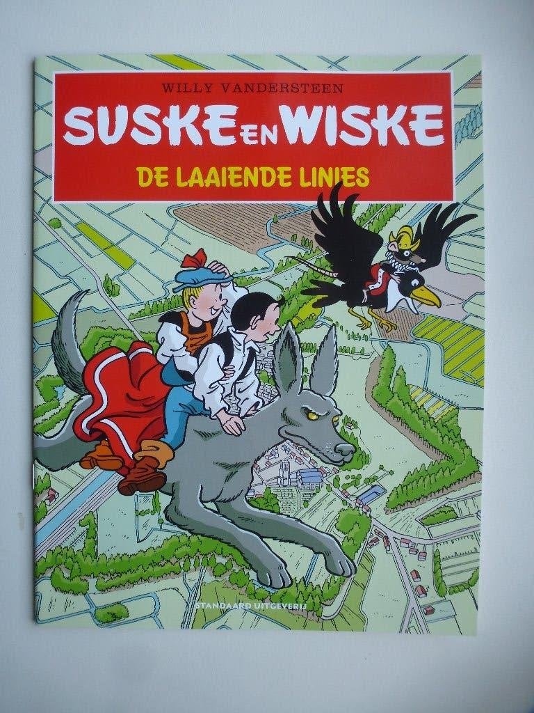 Suske en Wiske DE LAAIENDE LINIES Kruitvat, Eén stripboek, Verzenden, Zo goed als nieuw
