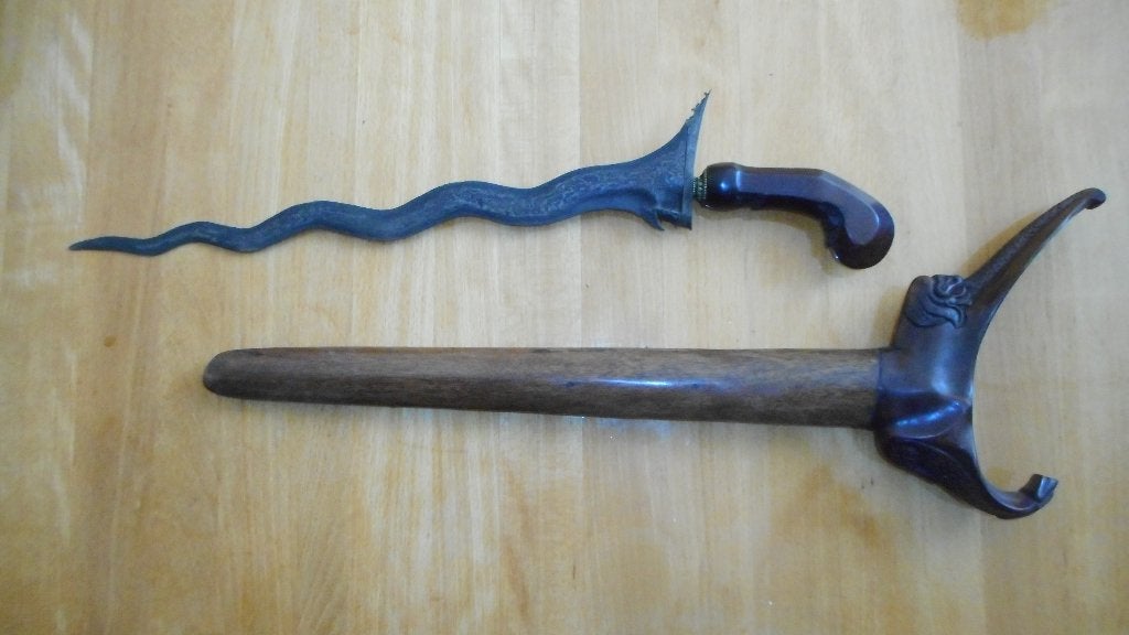 Javaans kris, Ophalen of Verzenden, Indonesië, Metaal, 51 cm