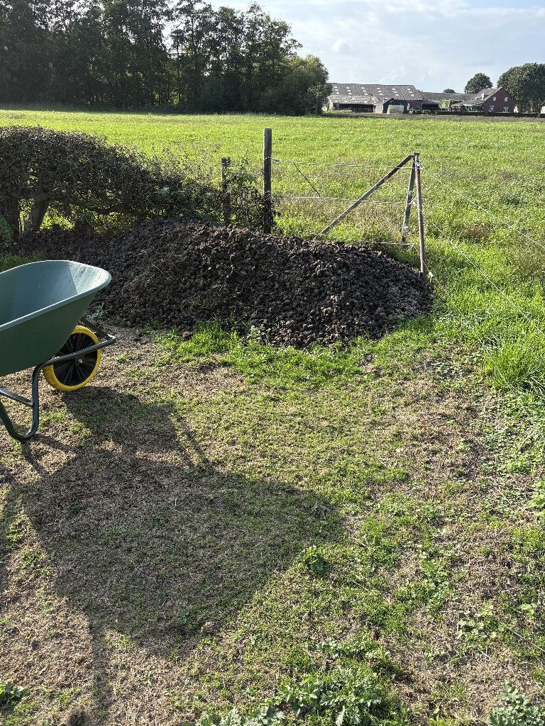 Gratis: paardenmest zonder strooisel, Tuin en Terras, Ophalen, Mest