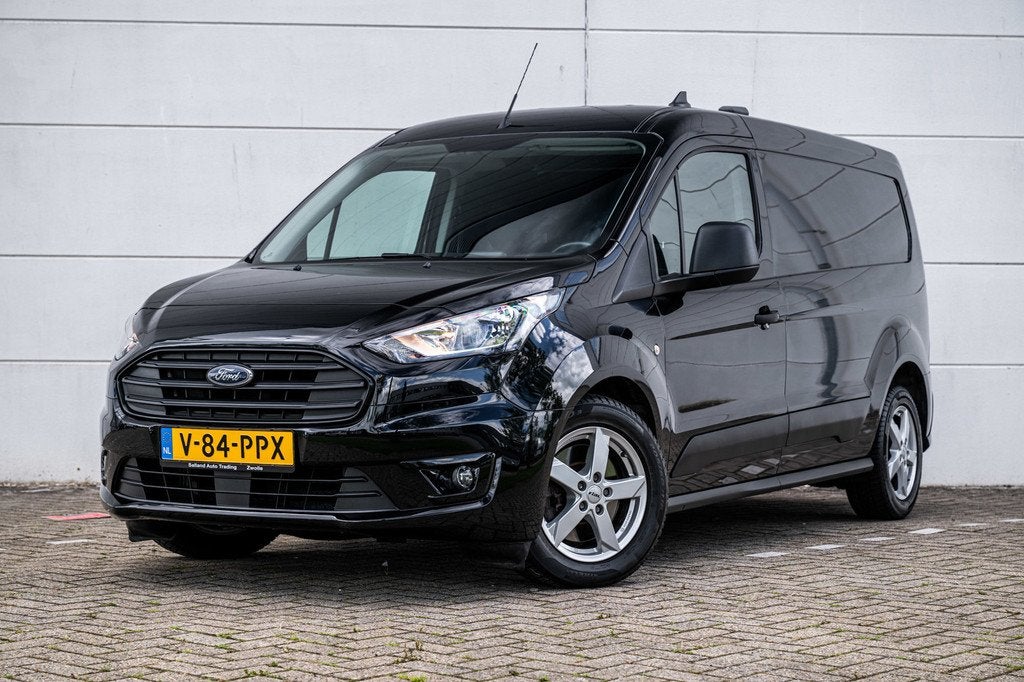 Ford Transit Connect 1.0 Ecoboost 100pk L2 3-PRS |Airco|Navi, Auto's, Bestelauto's, Voorwielaandrijving, Stof, Gebruikt, 100 pk