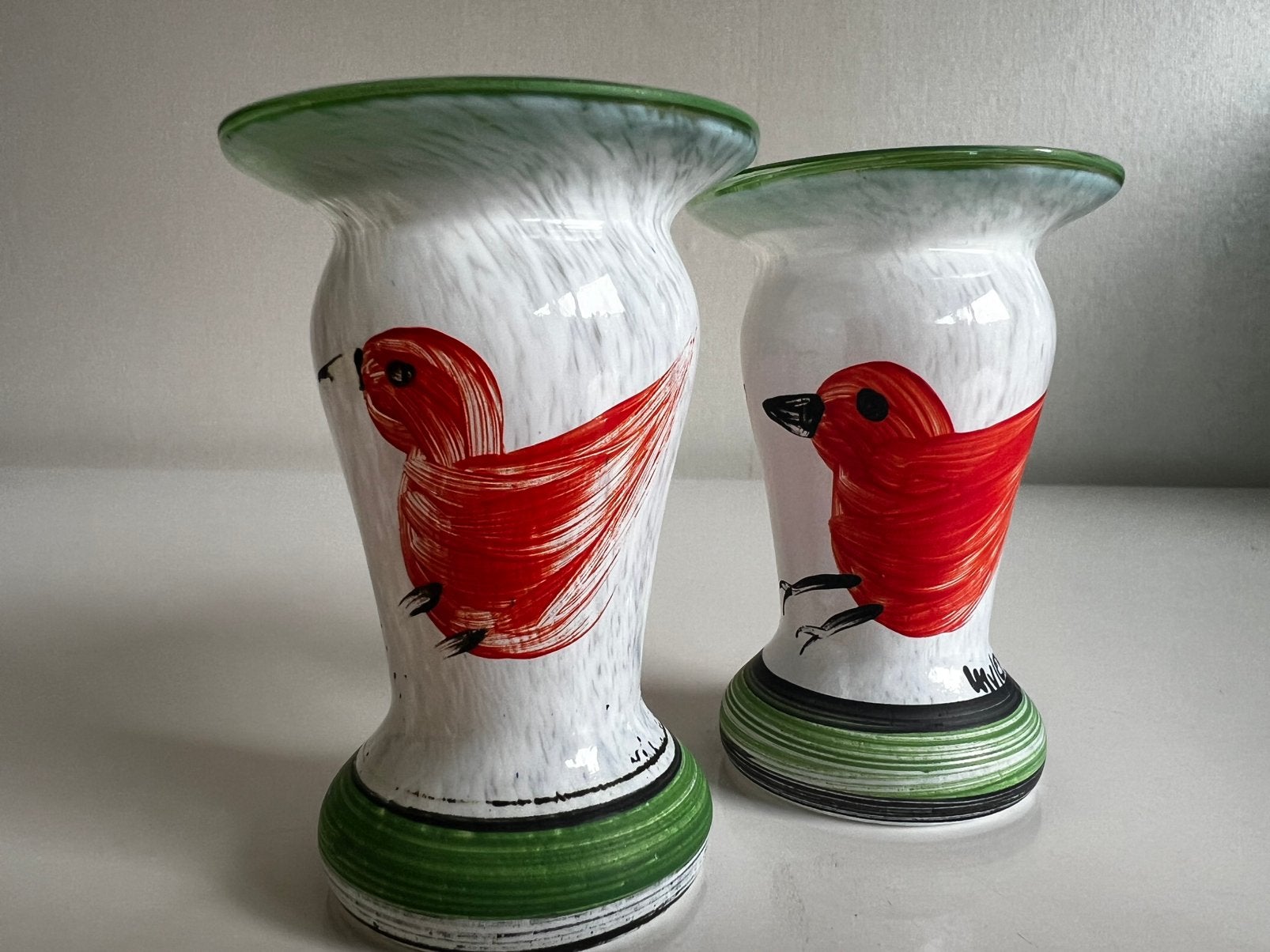 2 Kosta Boda Artist Collection Egg Cup Birdy Ulrica Hydman, Antiek en Kunst, Ophalen of Verzenden, Object, Glas