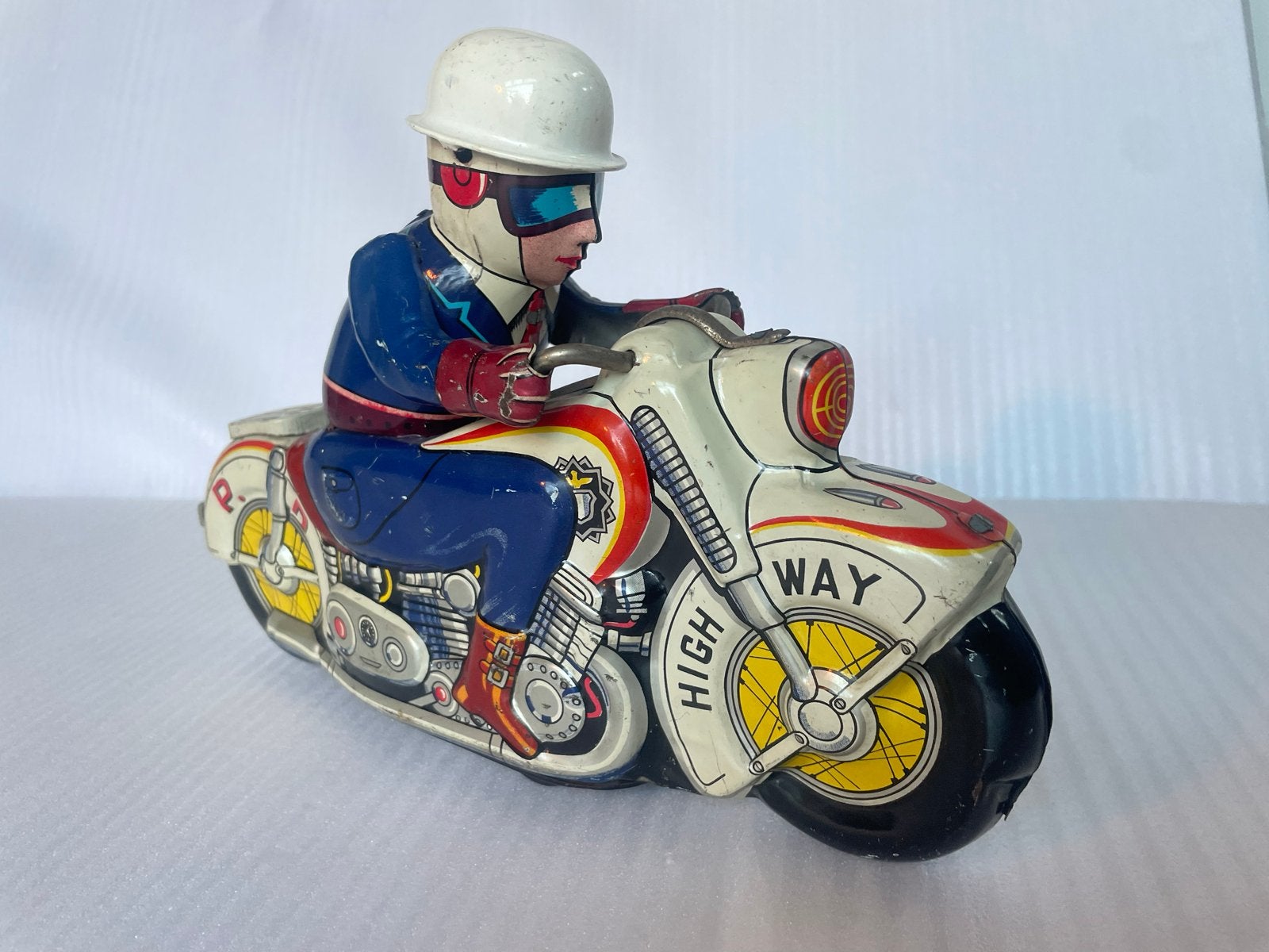 ATC Blikken Politie Motor Highway Patrol 134 - Frictie, Antiek en Kunst, Ophalen of Verzenden