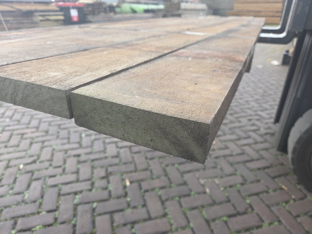 Azobé hardhouten balken 4.0x15.0 cm - nr: HB100, Tuin en Terras, Palen, Balken en Planken, Ophalen, 250 cm of meer, Balken, Hardhout