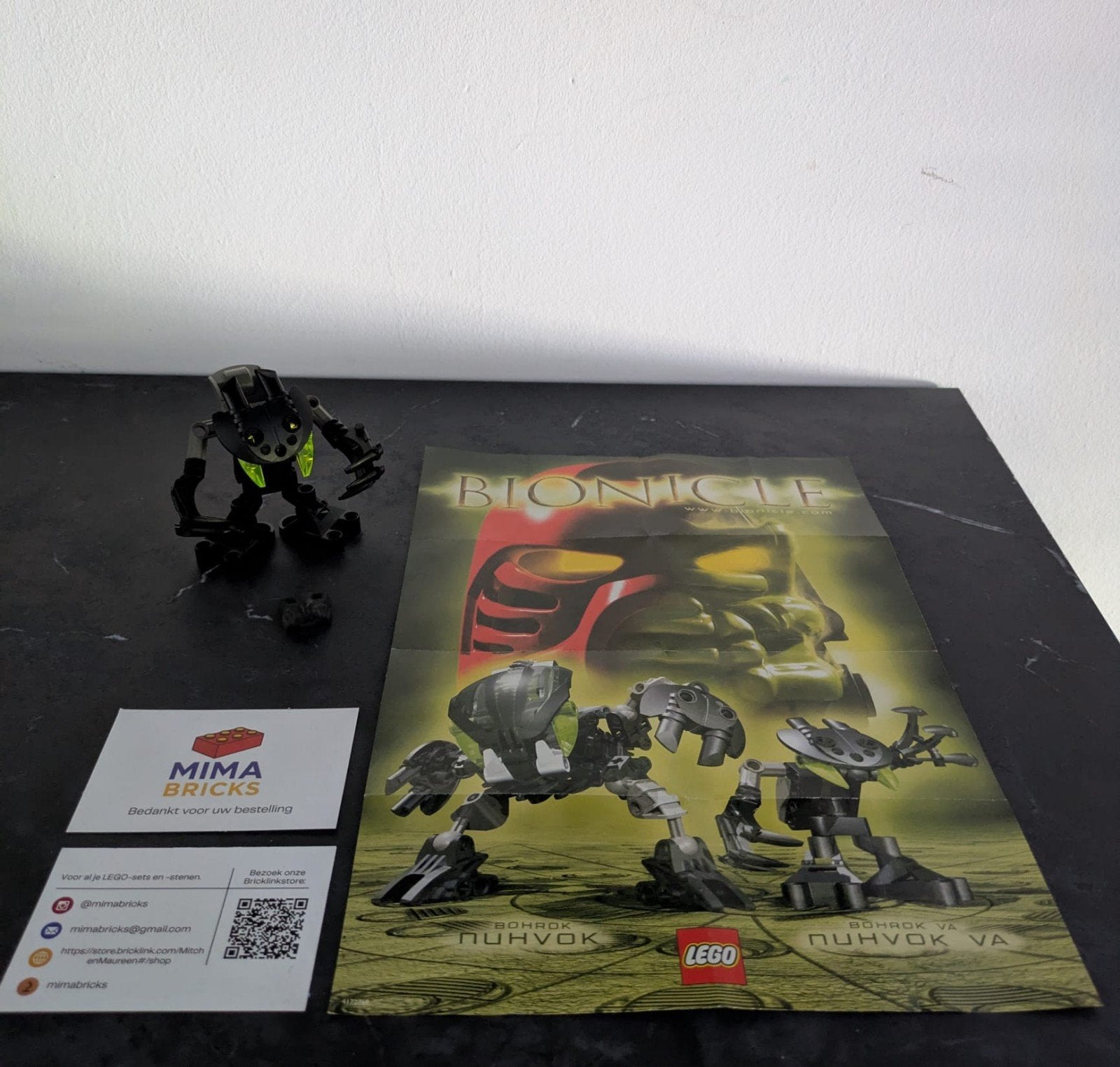 Lego Bionicle 8555, Gebruikt, Bionicle, Lego, Ophalen of Verzenden