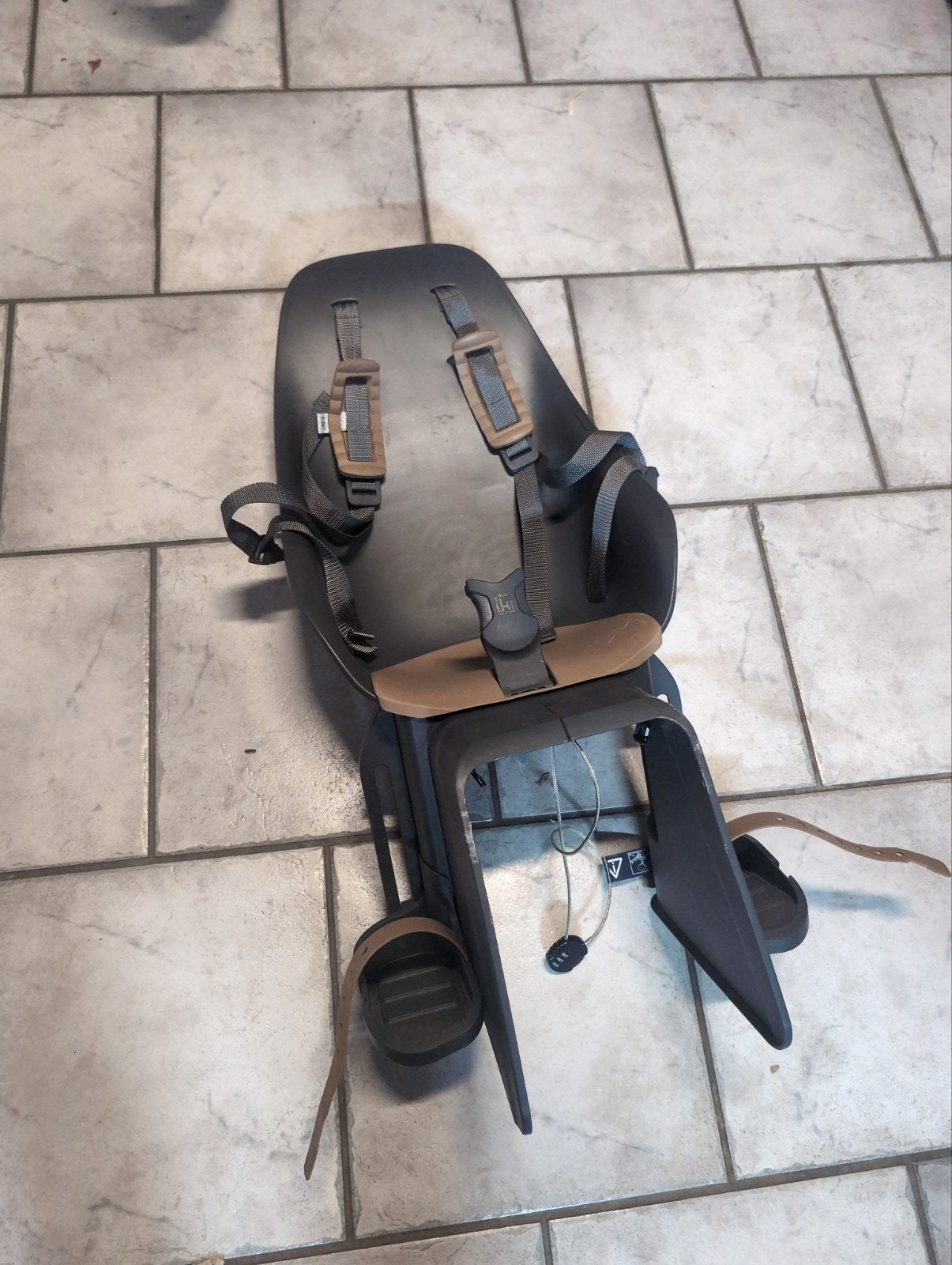 Urban Iki Achterzitje - Zwart/Bruin, Ophalen, Achterzitje, 9 t/m 18 kg, Urban Iki
