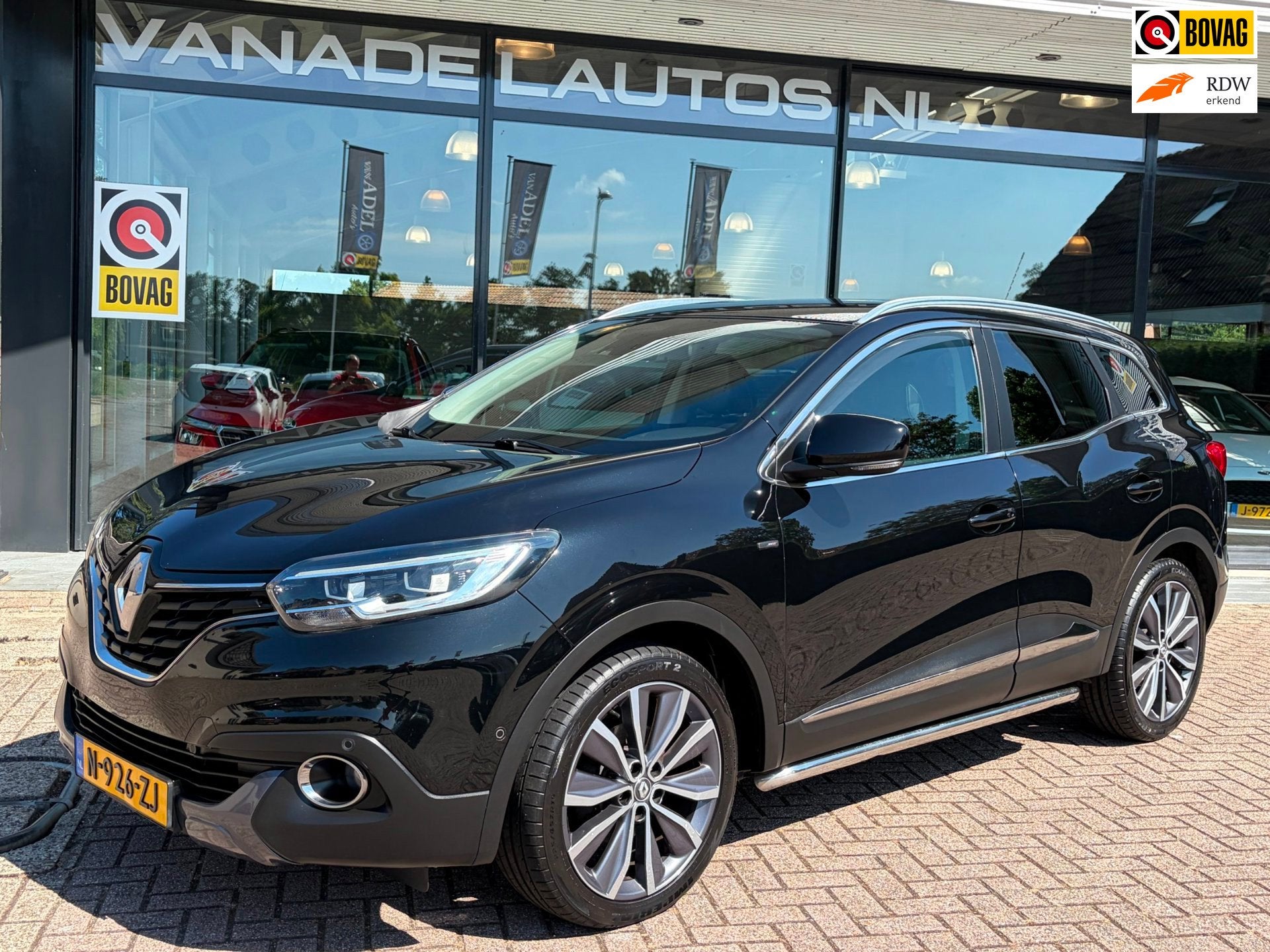 Renault Kadjar 1.2 TCe Bose Navi Clima Cruise Camera Trekhaa, Kadjar, Gebruikt, 4 cilinders, Leder en Stof