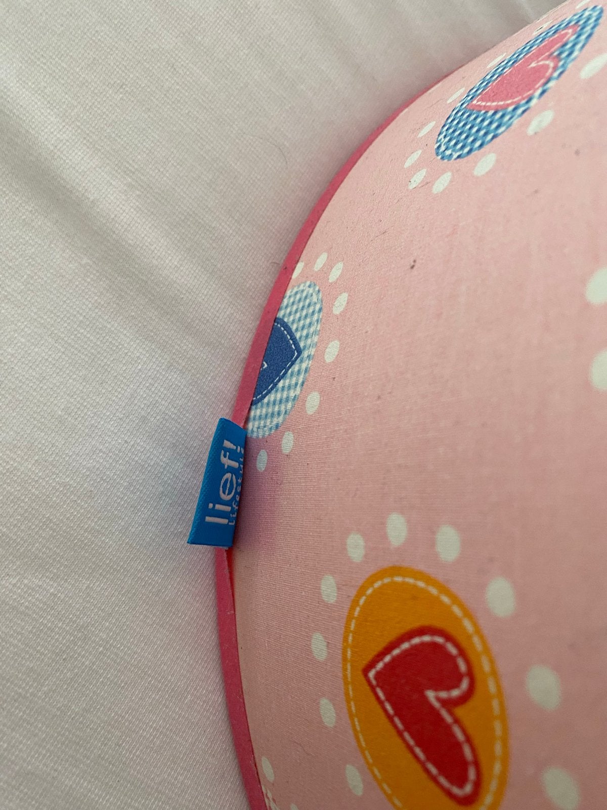Lief! Lifestyle kinderlamp roze met hartjes, Ophalen, Gebruikt, Lief! Lifestyle, Lamp