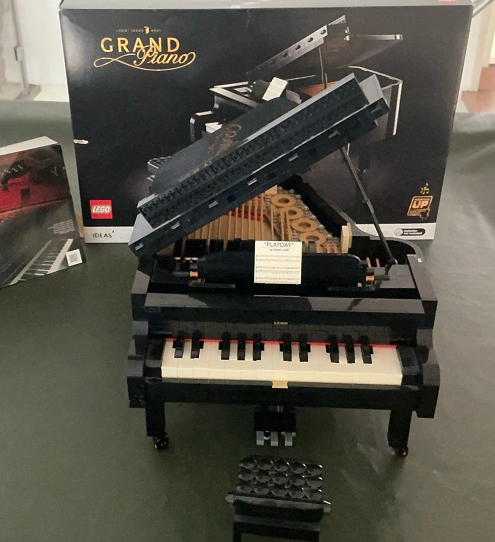 LEGO 21323 Ideas Vleugelpiano, Ophalen of Verzenden, Zo goed als nieuw