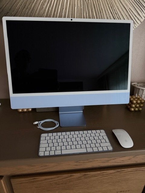iMac 24'' Bleu 24GB-512GB (model 2024) 3 maand oud, Computers en Software, Ophalen, IMac, Zo goed als nieuw, 24 inch