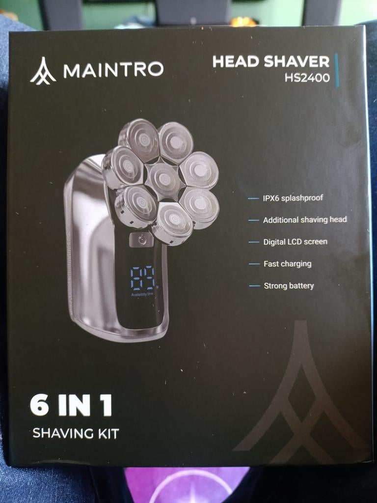 Maintro Head Shaver HS2400, Ophalen of Verzenden, Zo goed als nieuw, Scheren en Epileren