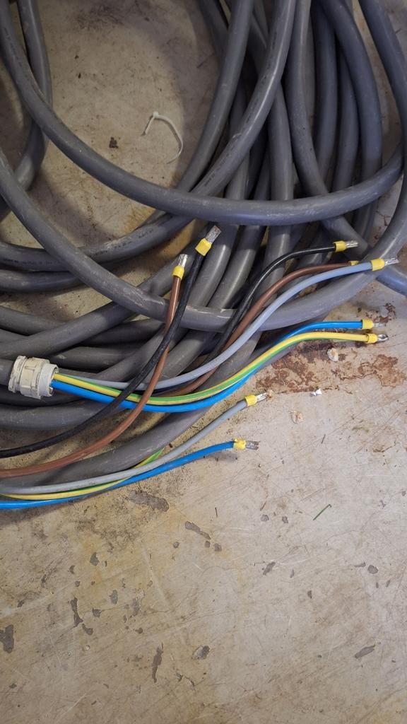 50m YMVK Kabel 3x25 - Nieuw, Doe-het-zelf en Verbouw, Elektra en Kabels, Ophalen, Nieuw, Kabel of Snoer