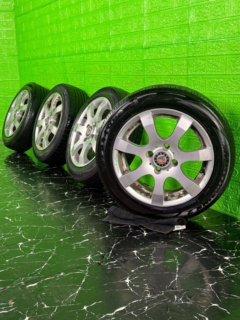 Toyota Aygo Citroen C1 Peugeot 107 velgen 14" 4x100 zomerset, Auto-onderdelen, Banden en Velgen, Niet ingevuld, 14 inch, Gebruikt