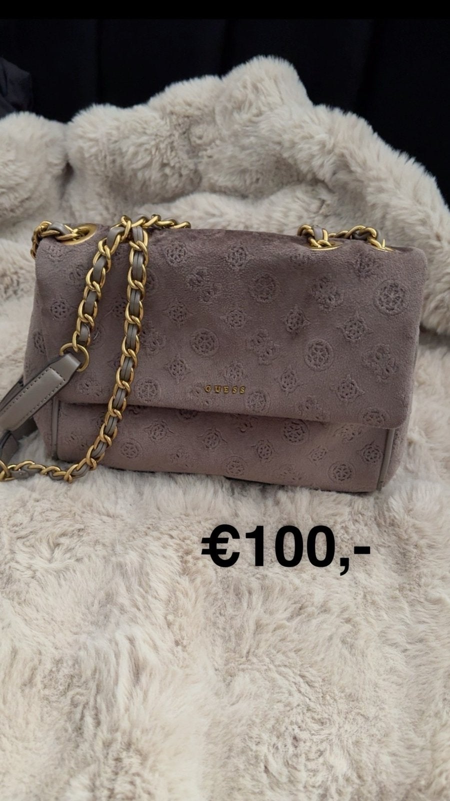 GUESS tas, Ophalen, Zo goed als nieuw, Zwart, Handtas