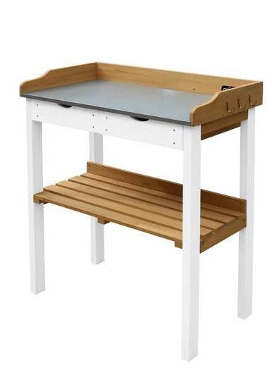 Axi oppottafel met twee lades, Tuin en Terras, Tuintafels, Ophalen, Nieuw, Rechthoekig, Hout