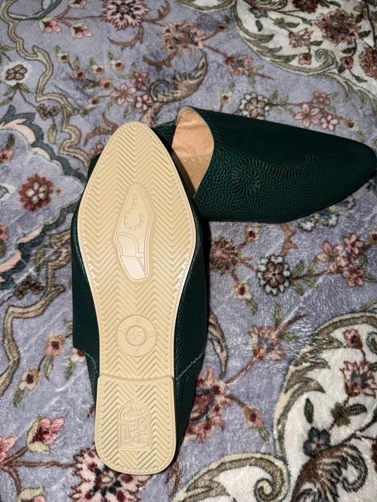 Traditionele Fassi-slipper uit Marokko - Maat 44-45, Overige kleuren, Nieuw, Ophalen of Verzenden, Pantoffels of Sloffen