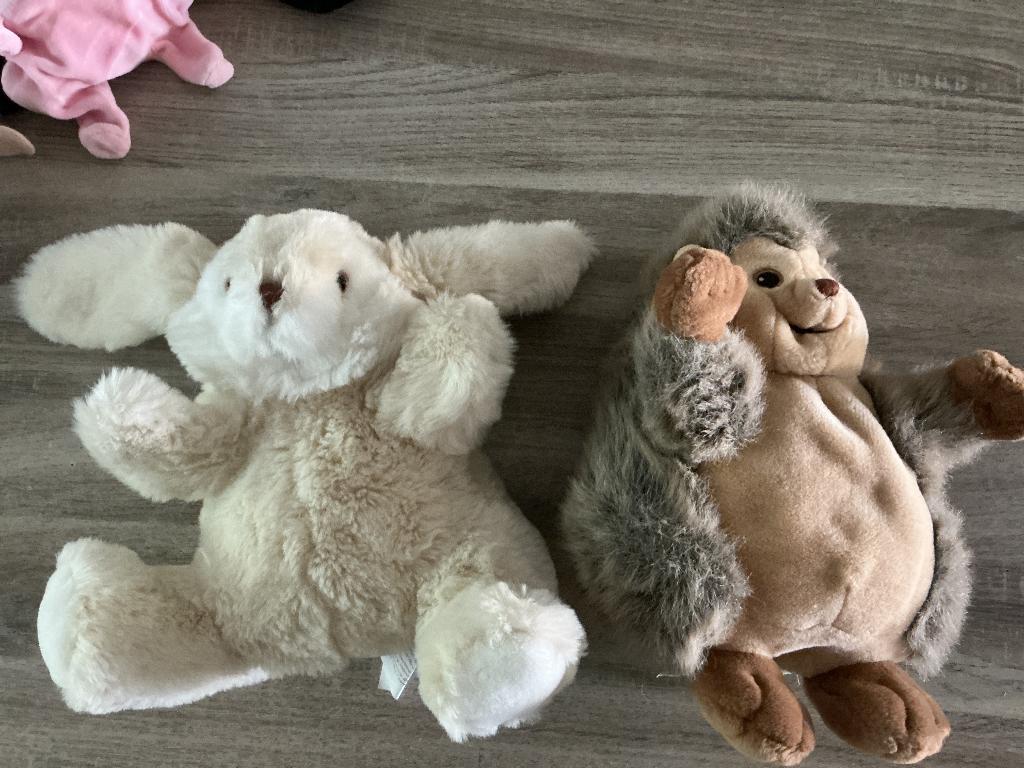 Handpoppen, Konijn, Ophalen of Verzenden, Zo goed als nieuw, Middelgroot (20 tot 80 cm)