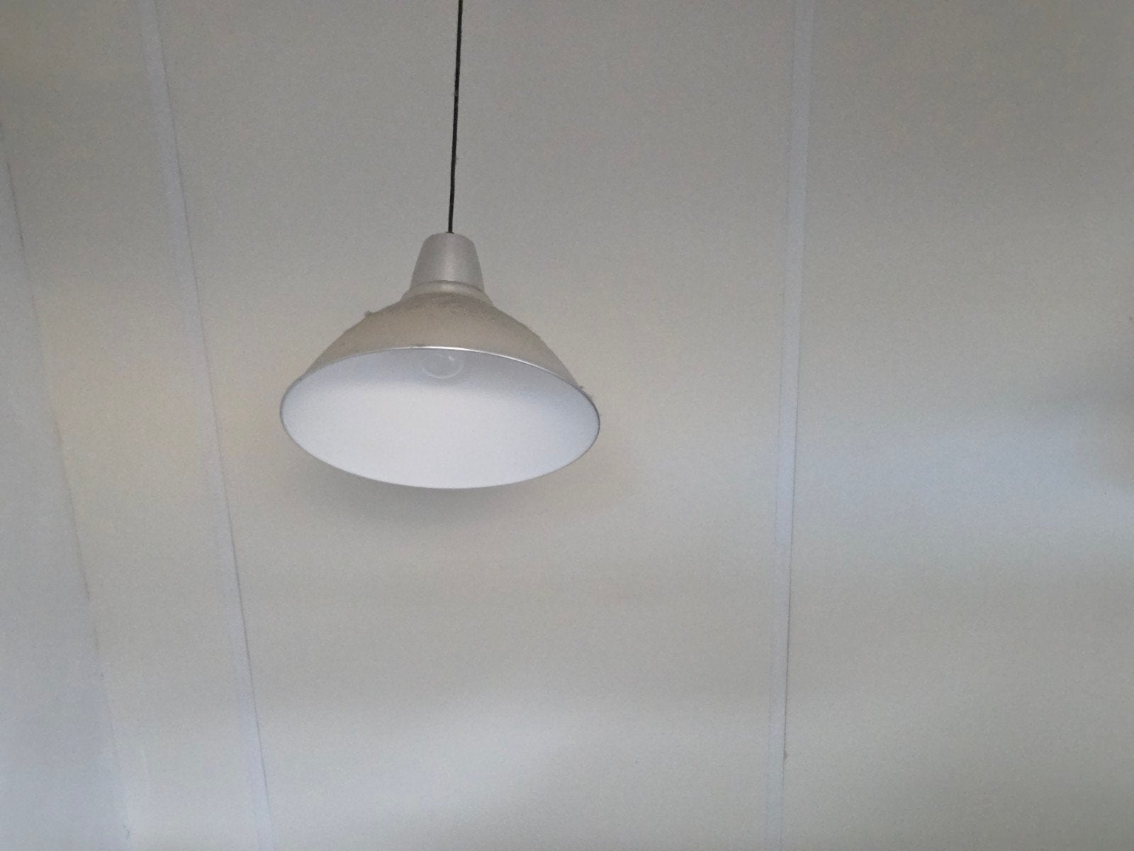 IKEA FOTO Hanglampen - Set van 2 (zilver), Ophalen, Gebruikt, Modern, Industrieel, E27 (groot)