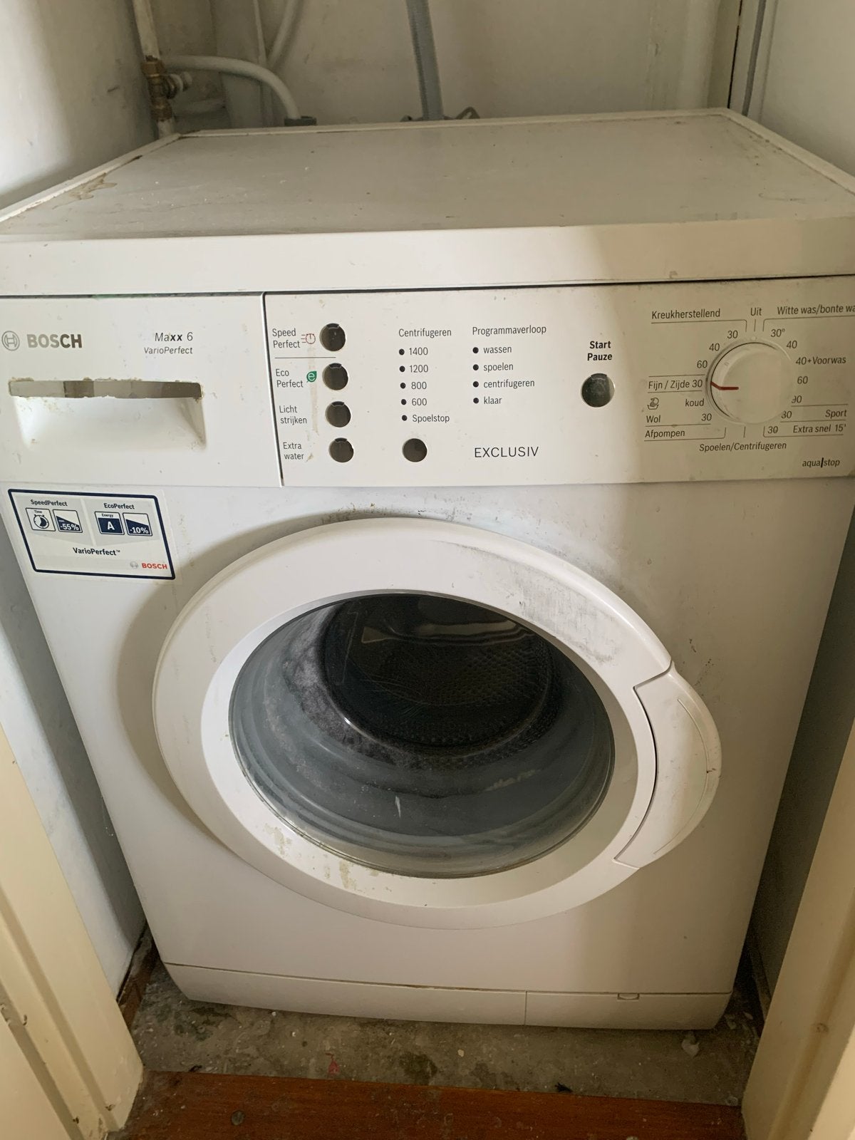 Bosch Maxx 6 VarioPerfect Wasmachine - Gebruikt, Witgoed en Apparatuur, Gebruikt, Ophalen of Verzenden, Voorlader, Kort programma