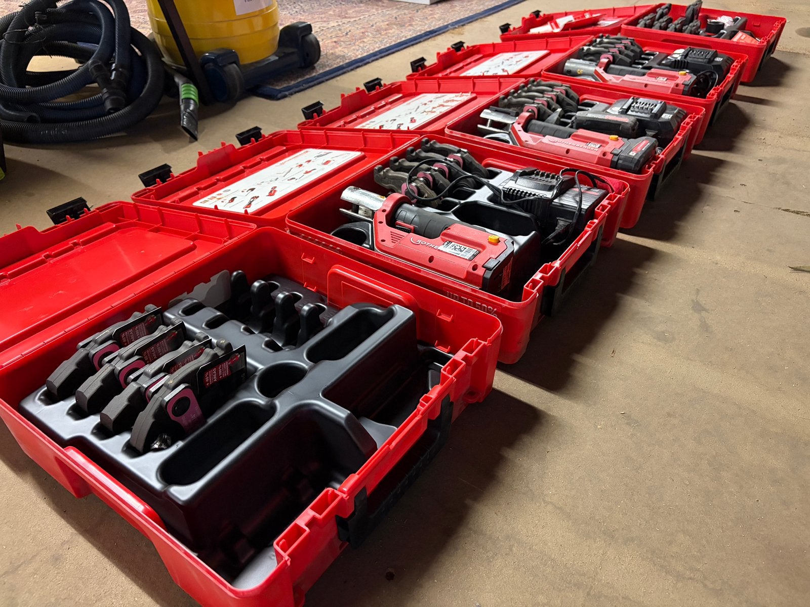 Rothenberger ROMAX ComTT MaxiPro 3 machines en 43 persbekken, Ophalen of Verzenden, Gebruikt, Overige typen, Overige merken