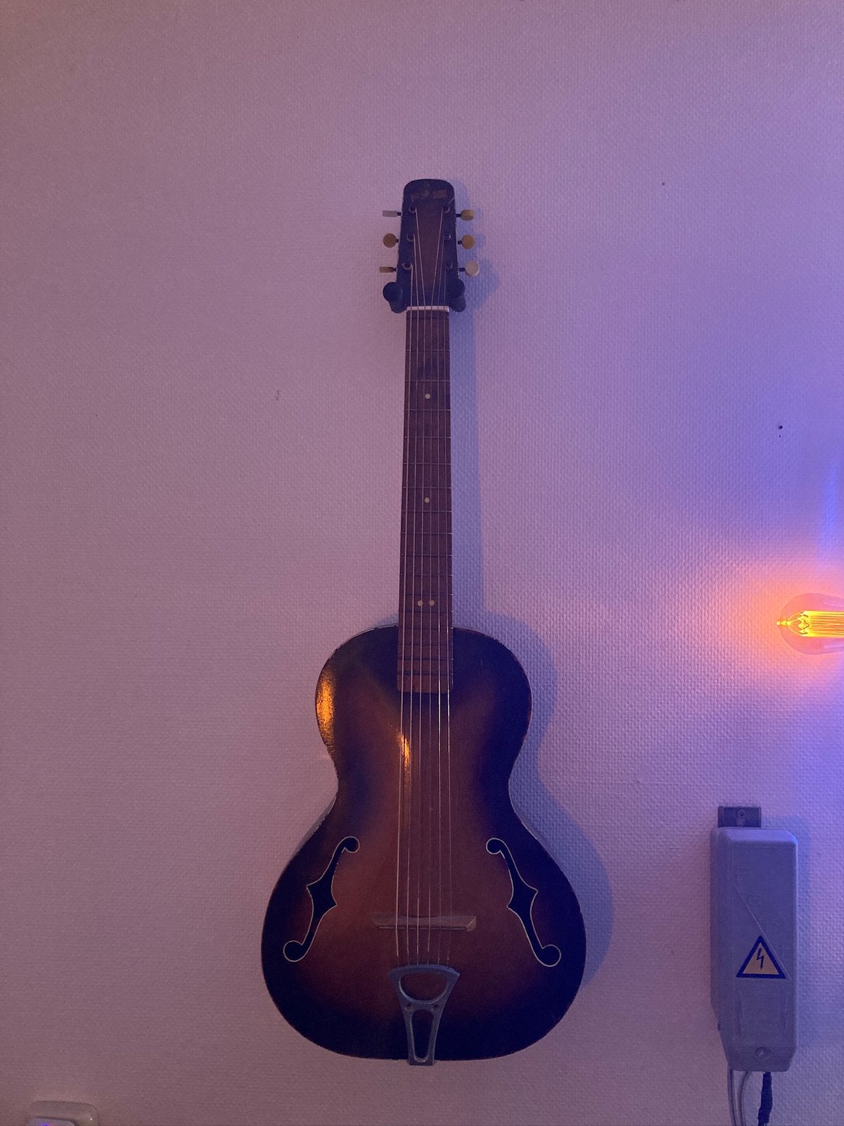 Venlonia Parlor gitaar Nederlandse bouwer 1945, Ophalen, Gebruikt, Akoestisch, 6-snarig