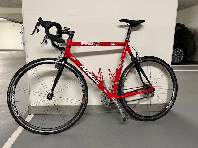 Racefiets Rings 60 cm Alu/Carbon Campagnolo Chorus, 28 inch, Gebruikt, Aluminium, 57 tot 61 cm
