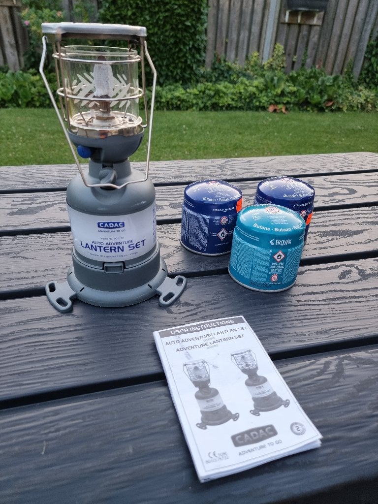 Te koop: cadac: auto adventure lantaarn set, Ophalen, Zo goed als nieuw