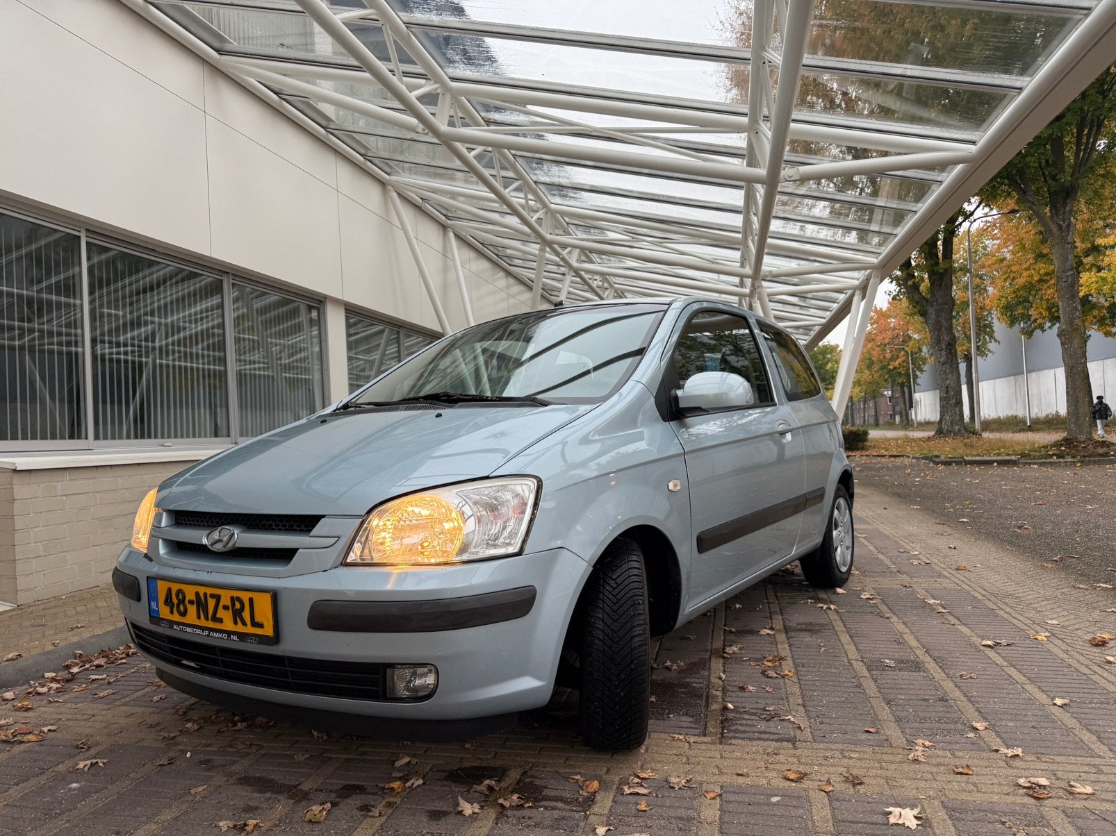 Hyundai Getz 2004 1.3 3DRS AUT| 162.598 NAP| AIRCO | CARPL, Auto's, 40 €/maand, Zwart, 4 cilinders, Blauw