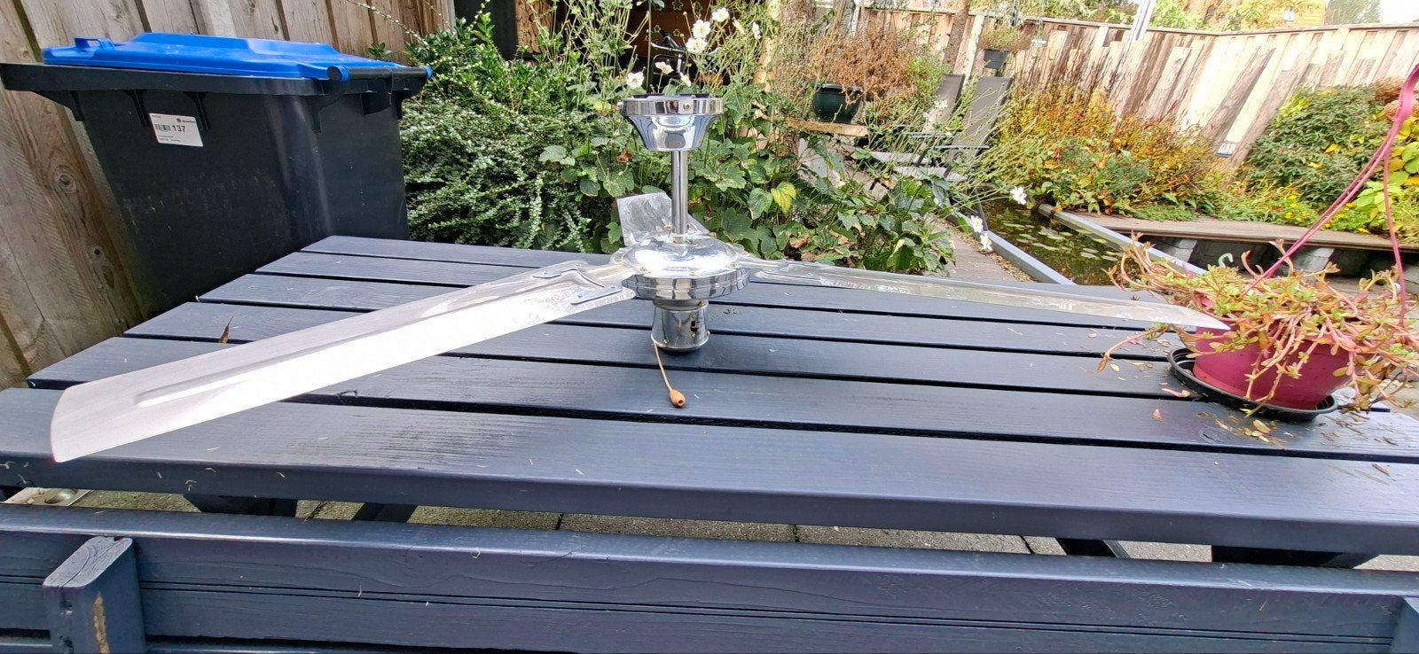 Plafondventilator met 3 standen en trekkoord, Witgoed en Apparatuur, Ophalen, Gebruikt, Plafondventilator