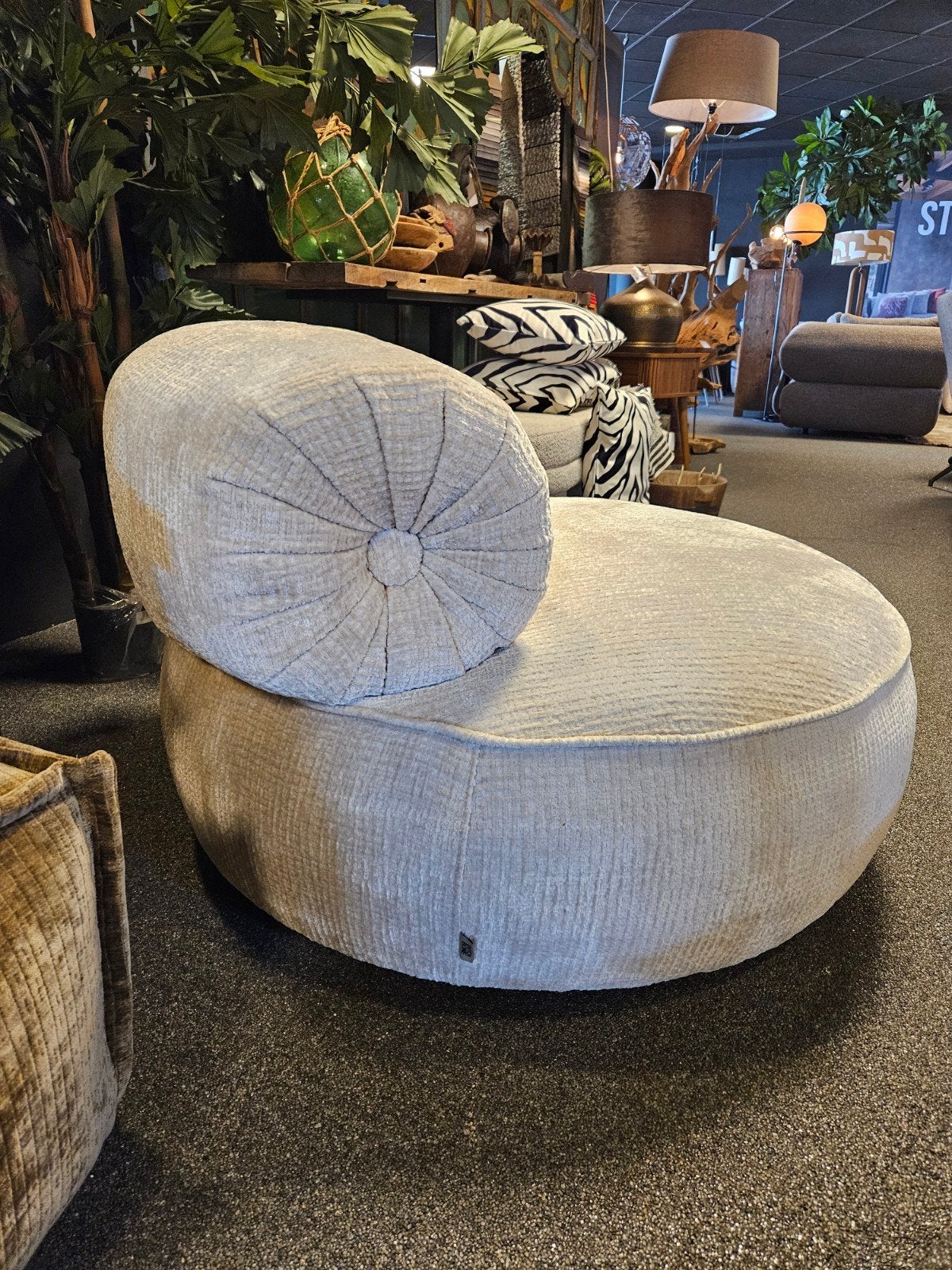 Draaifauteuil TILBURY dutchbone opruiming, Huis en Inrichting, Verzenden, Nieuw, Stof