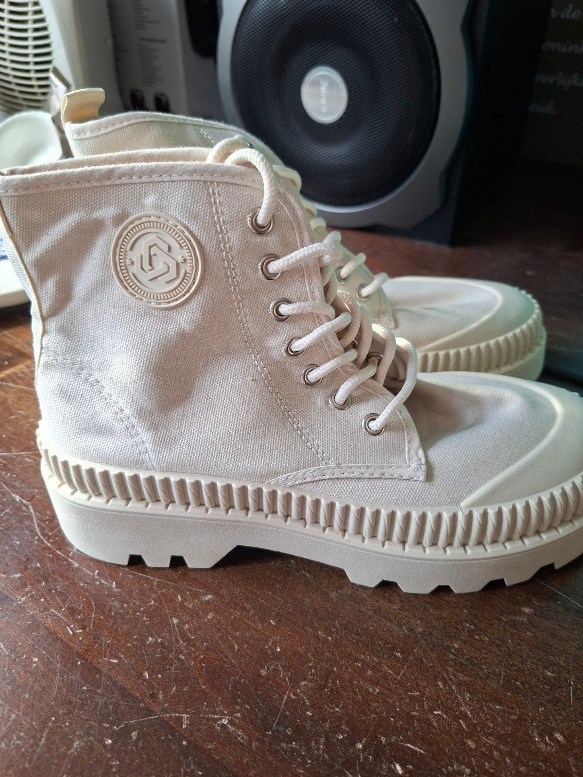 boots, Ophalen, Nieuw, Beige