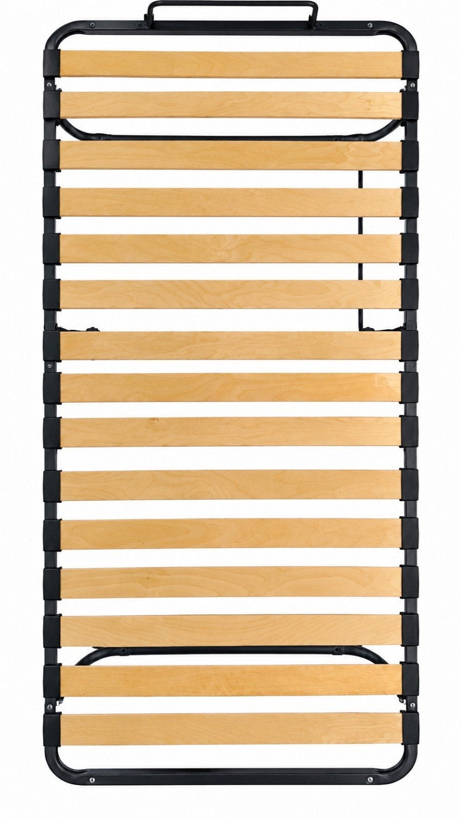 Opvouwbaar logeerbed met matras, Ophalen, Gebruikt, Eenpersoons, Zwart