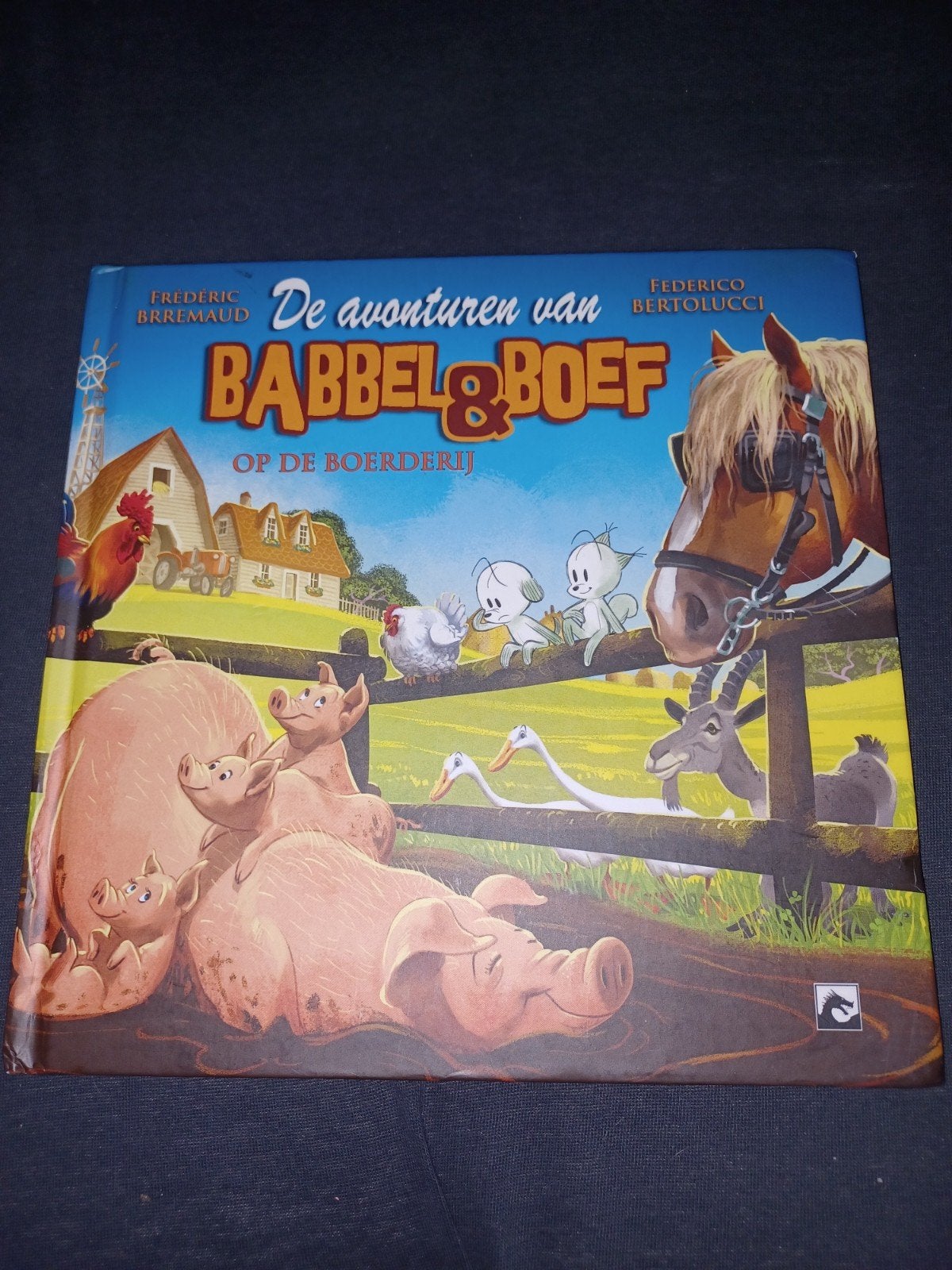 De avonturen van Babbel & Boef op de boerderij, Ophalen of Verzenden, Zo goed als nieuw, 2 tot 3 jaar, Uitklap-, Voel- of Ontdekboek