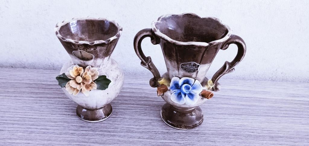 Capodimonte vaasjes, Ophalen of Verzenden