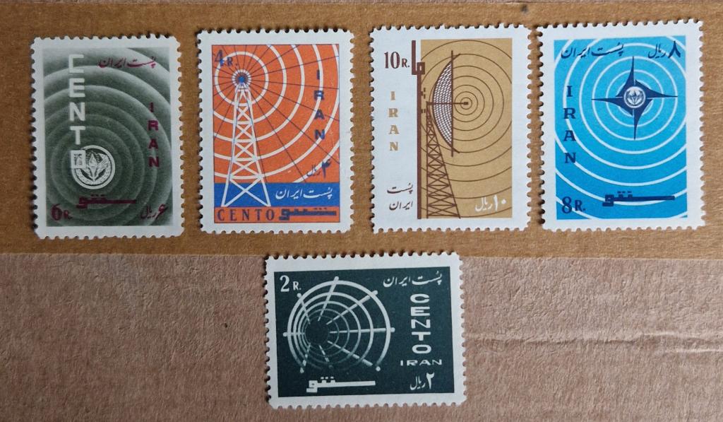 Iran 1966 CENTO Telecommunications, Postzegels en Munten, Postzegels | Azië, Verzenden, Postfris, Midden-Oosten