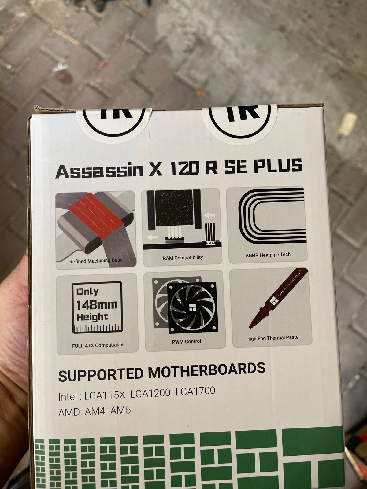 Thermalright Assassin X 120 R SE PLUS CPU Koeler, Ophalen, Nieuw, Luchtkoeling