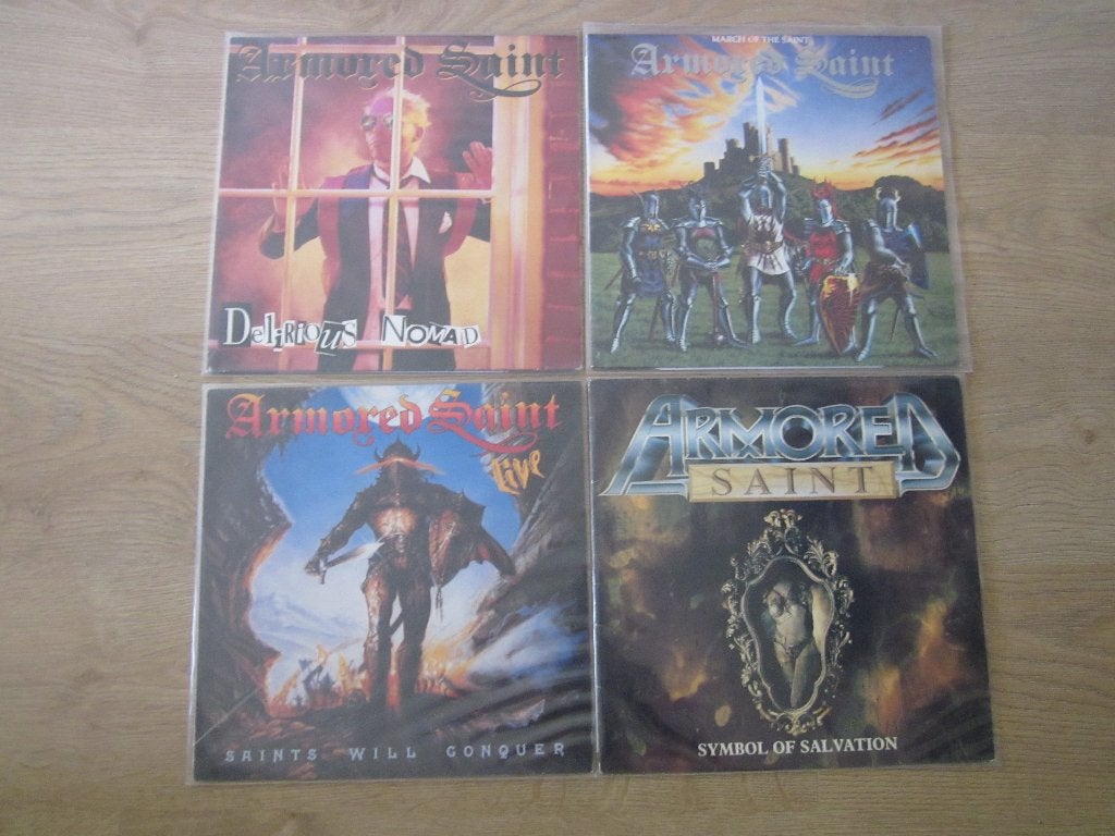 Armored Saint 4 LP's in een prima staat!