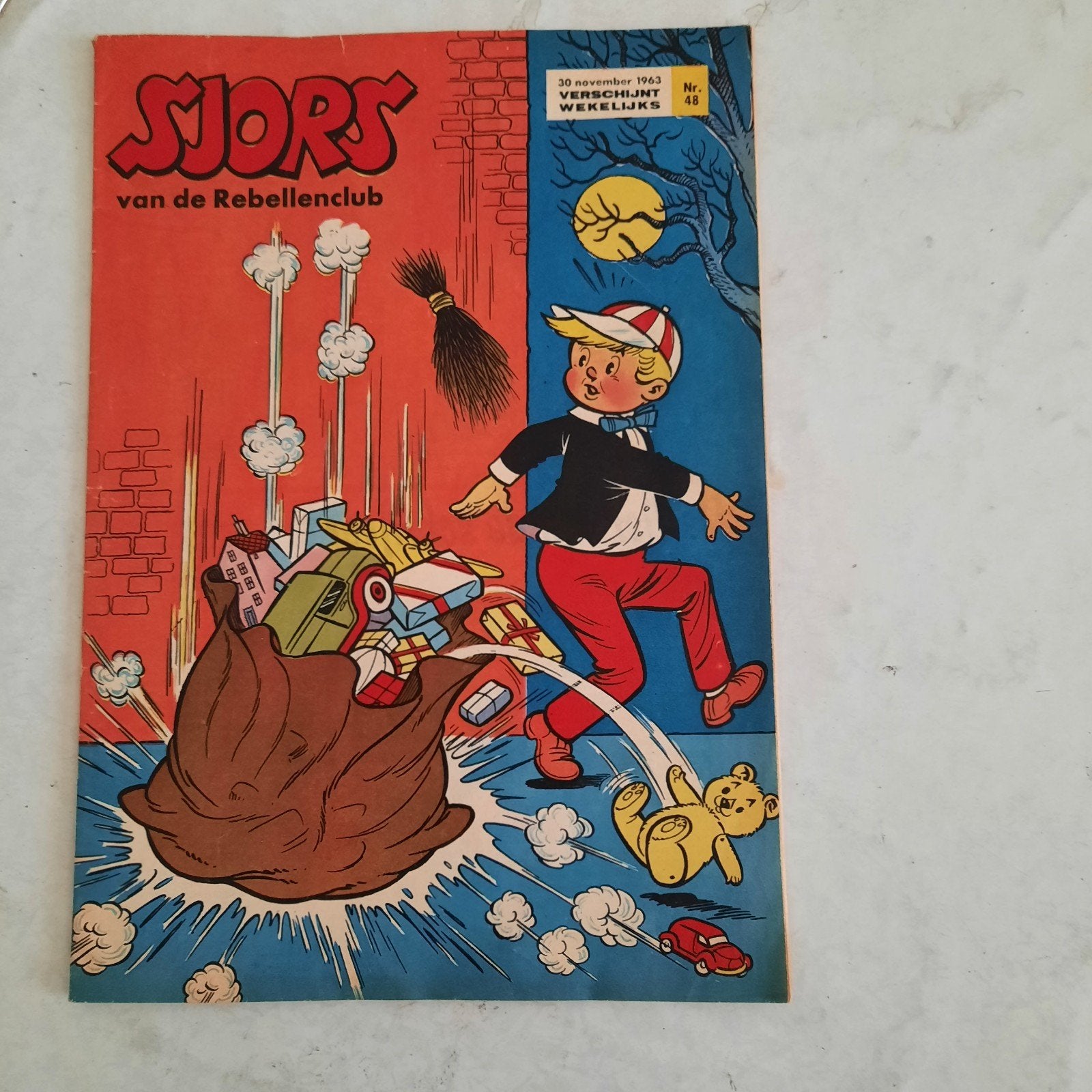 Sjors van de Rebellenclub - Nr. 48, 30 november 1963, Boeken, Stripboeken, Ophalen