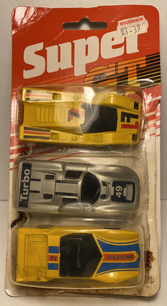 Matchbox Super GT set/3, made in England, Hobby en Vrije tijd, Modelauto's | Overige schalen, Ophalen of Verzenden, Gebruikt, Auto