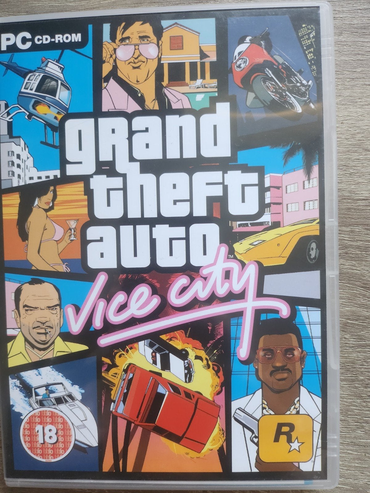Grand Theft Auto Vice City PC CD-ROM - Zo goed als nieuw, Avontuur en Actie, Vanaf 18 jaar, 1 speler, Ophalen of Verzenden