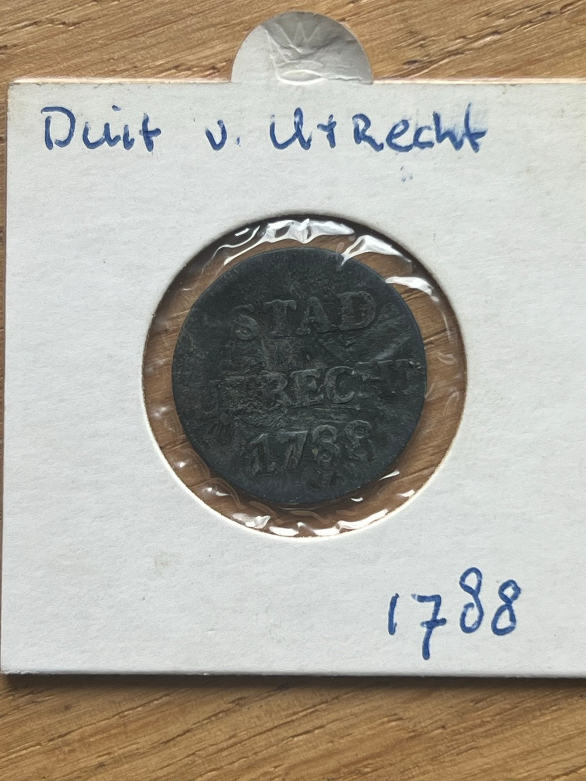 Duit Stad Utrecht 1788 Koper, Postzegels en Munten, Ophalen, Vóór koninkrijk, Overige waardes, Losse munt