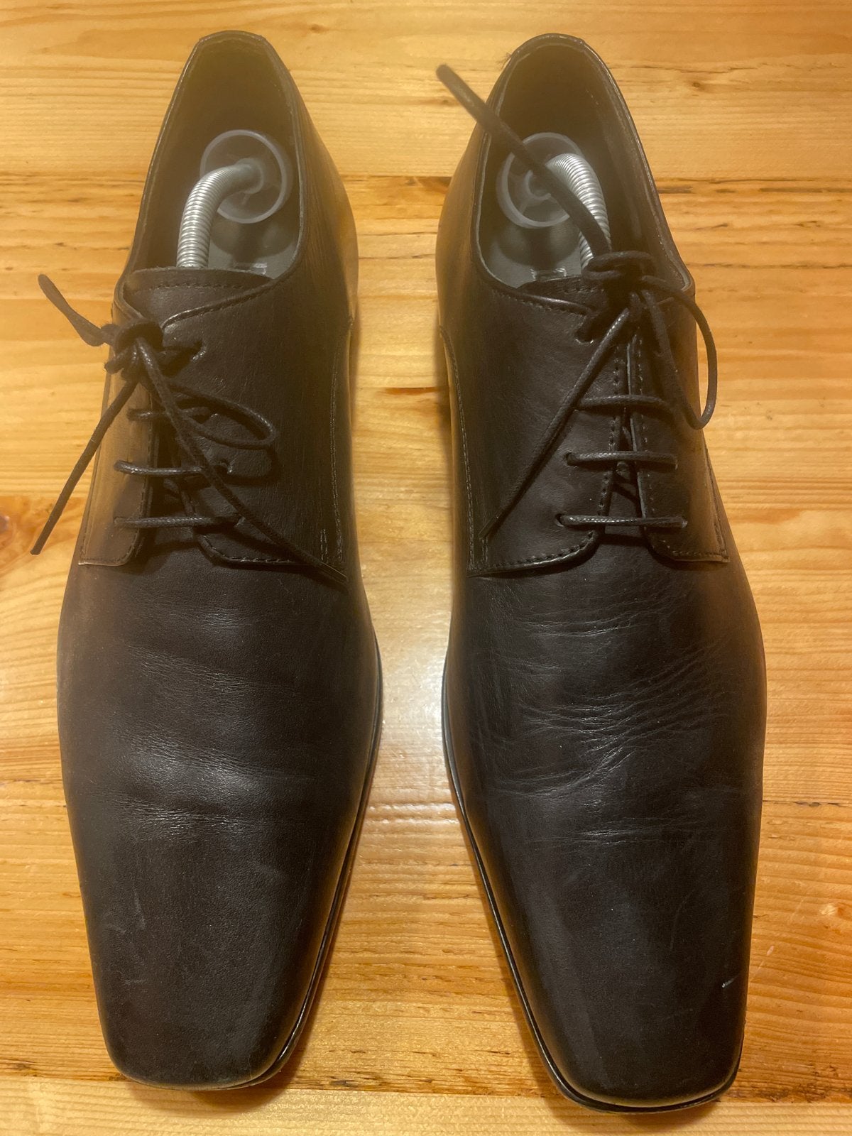 Borelli Nette Schoenen Zwart Maat 44, Kleding | Heren, Ophalen of Verzenden, Gedragen, Zwart, Veterschoenen