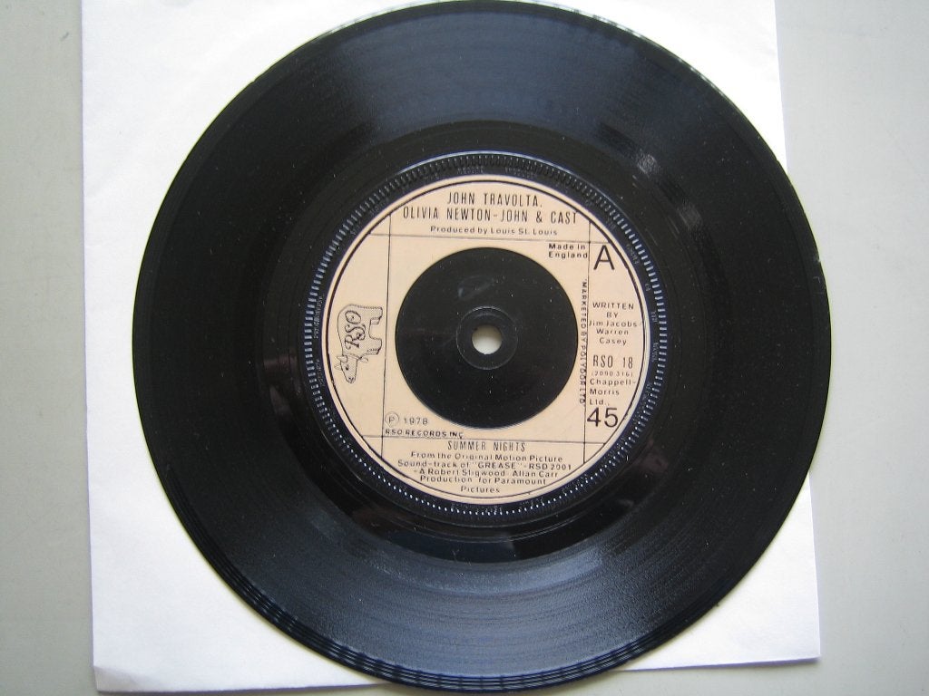 John Travolta- Summer nights, Ophalen of Verzenden, Gebruikt, 7 inch, Pop